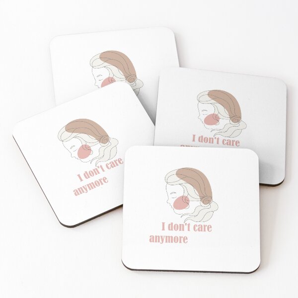 Item preview, I don't care anymore quotes design  designed and sold by store-nono.