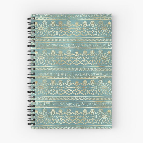 Item preview, Gold Teal Tribal geometric Design designed and sold by InovArtS.