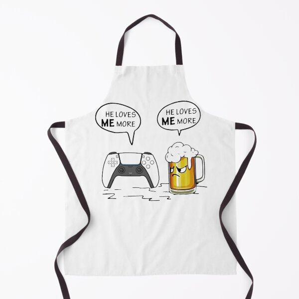 Item preview, HE LOVES ME MORE COMPUTER GAME AND BEER SHIRT1 designed and sold by NormaEng.