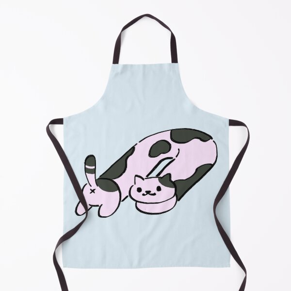 Item preview, I draw speckles and spots doing the long cat in cow u tunnel meme designed and sold by RansRoom.