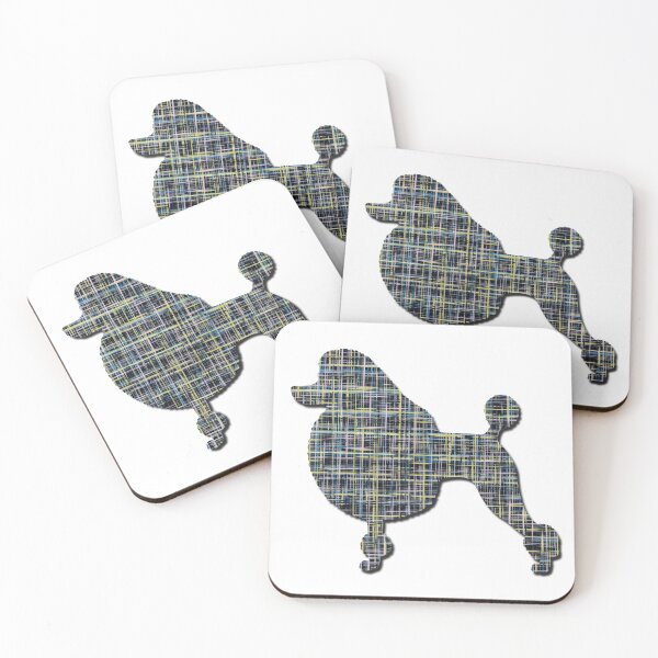 Item preview, Love My Poodle Grid Silhouette  designed and sold by AMSonArt.