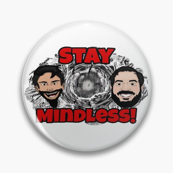 Item preview, Black and White Stay Mindless designed and sold by Mindless-Merch.