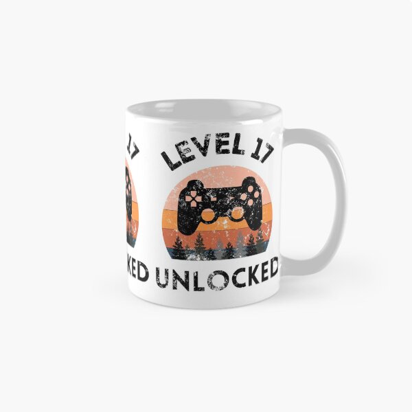 Item preview, Level 17 Unlocked Retro Sunset 17th Birthday  designed and sold by MagicArtworks.