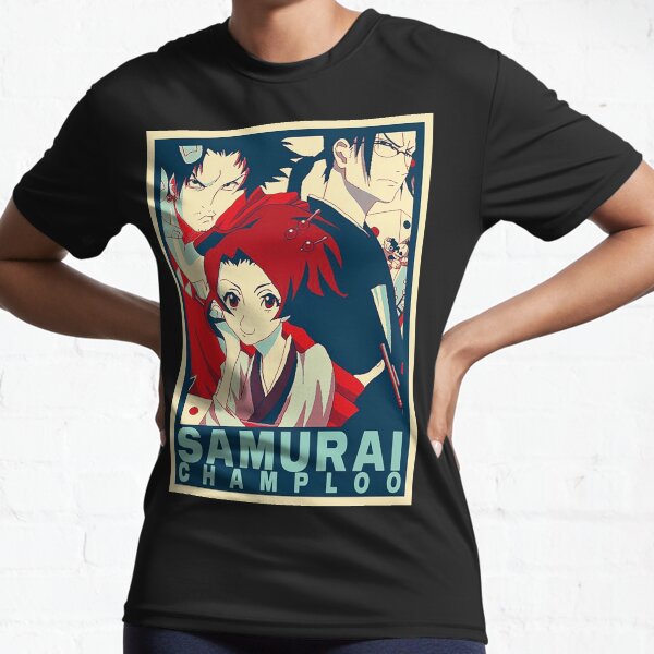 art painting samurai champloo T-shirt respirant