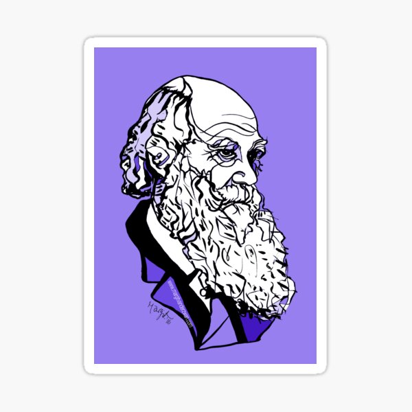 Charles Darwin Sticker