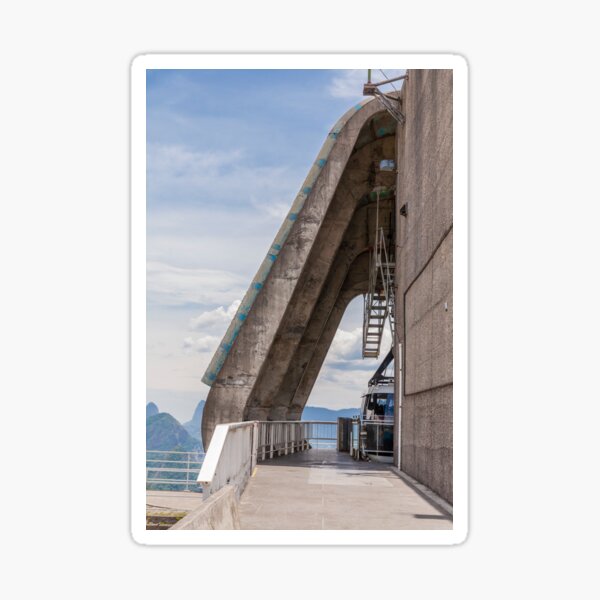 Cable car station - Sugarloaf Mountain - Rio de Janeiro Sticker