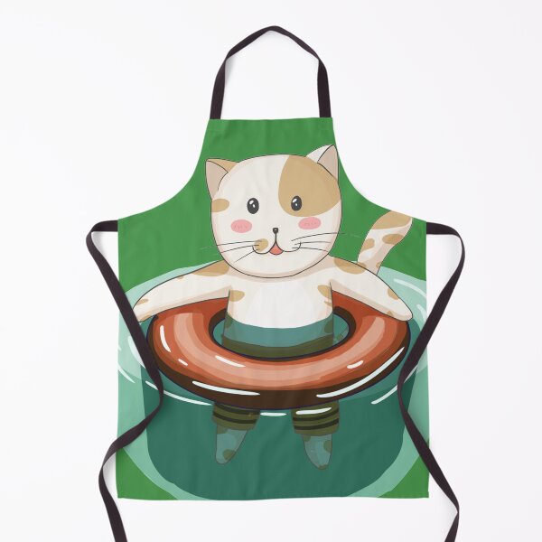 Item preview, Hello Summer Cat Swimming designed and sold by marytrou.