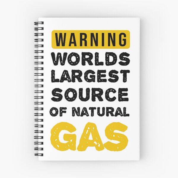 Item preview, Warning Worlds Largest Source Of Natural Gas  designed and sold by redblackline.