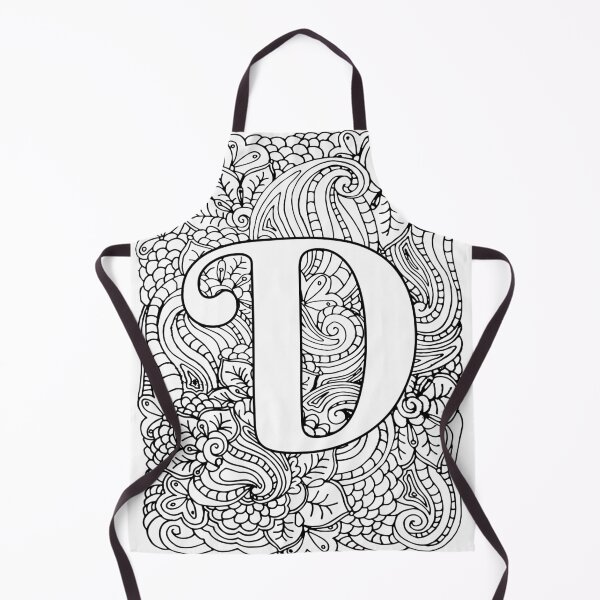 Item preview, Adult Coloring Page Monogram Letter D designed and sold by MamaSweetea.
