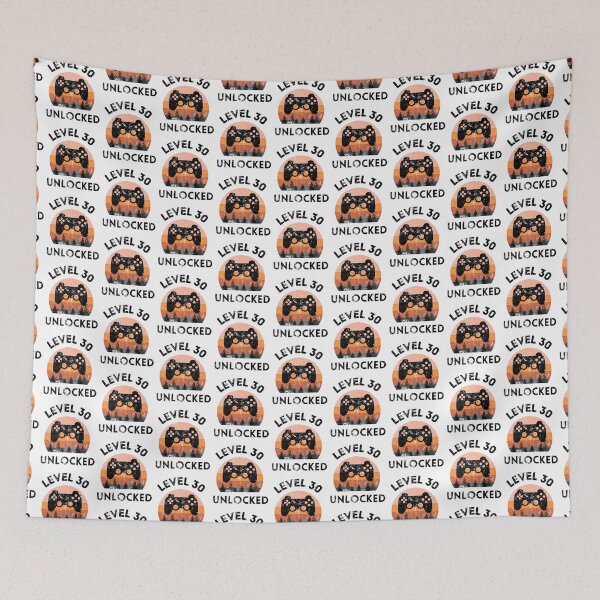 Item preview, Level 30 Unlocked Retro Sunset 30th Birthday Entering Adulthood designed and sold by MagicArtworks.