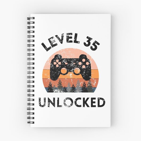 Item preview, Level 35 Unlocked Retro Sunset 35th Birthday  designed and sold by MagicArtworks.