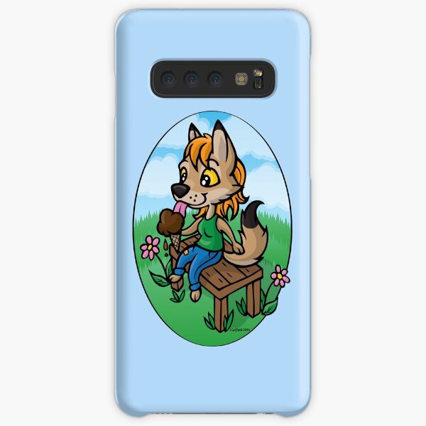 Summertime Treat - Coyote with Ice Cream Samsung Galaxy Snap Case