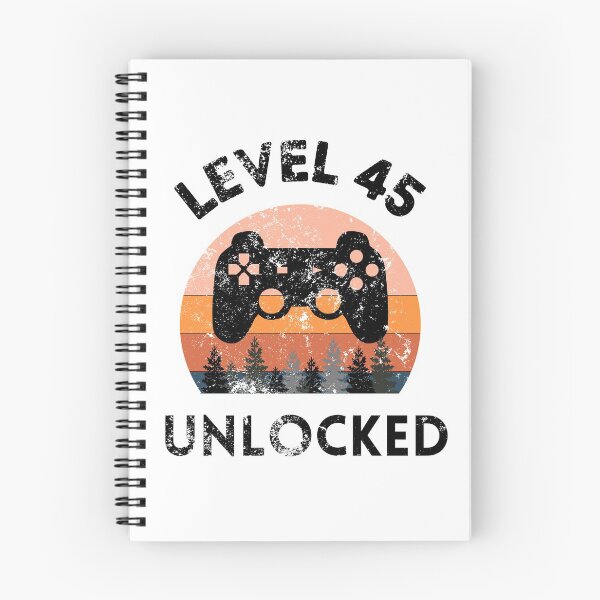 Item preview, Level 45 Unlocked Retro Sunset 45th Birthday  designed and sold by MagicArtworks.