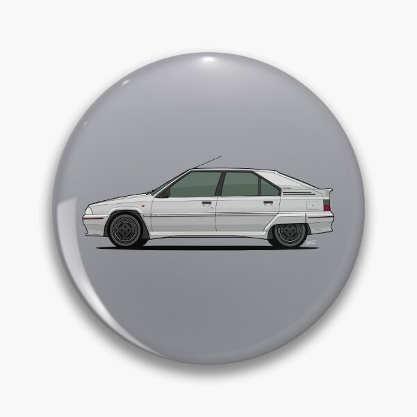 Artikelvorschau, Citron BX 16V Phase 2 – Einzelillustration – Weiß entworfen und verkauft von RJWautographics.