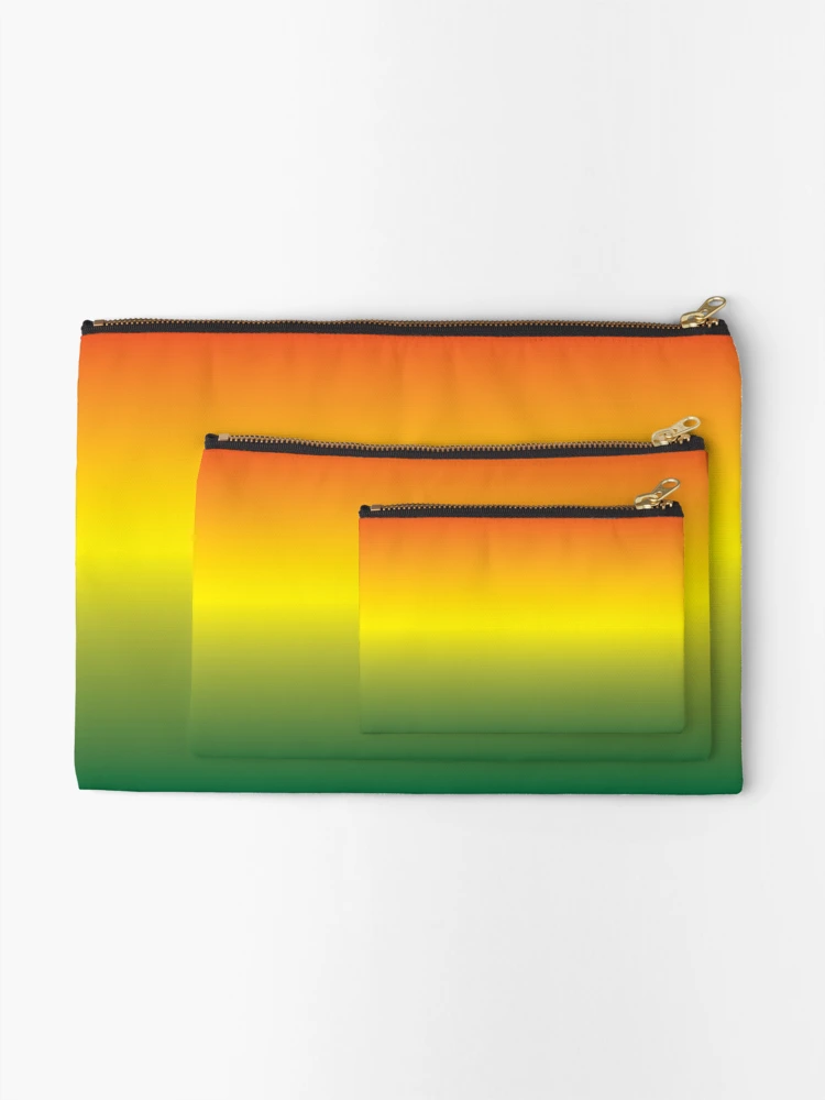 Thumbnail 2 of 4, Zipper Pouch, Reggae Fade Gradient Pattern designed and sold by miraclemaker.
