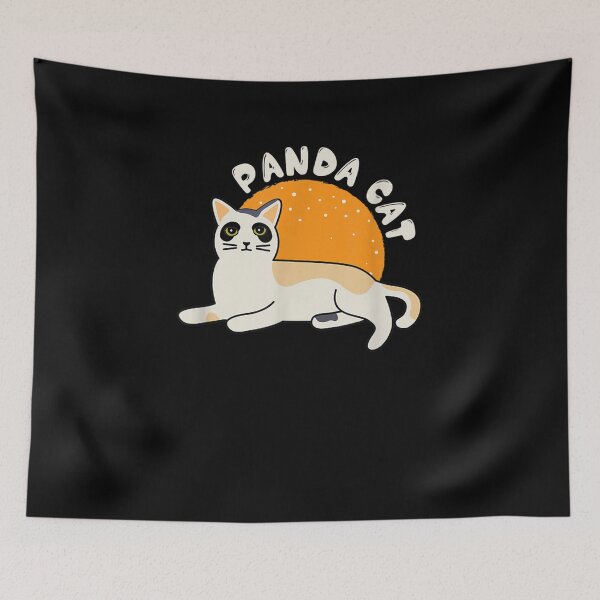 Item preview, Panda Cat Lovers Graphic Design Of A Cat With Dark Circles designed and sold by zpruby.