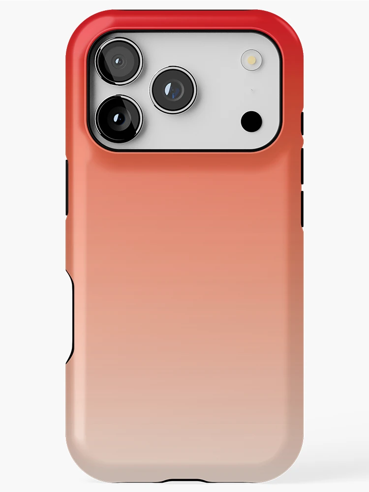 Thumbnail 1 of 4, iPhone Case, Red Fade Gradient Pattern designed and sold by miraclemaker.