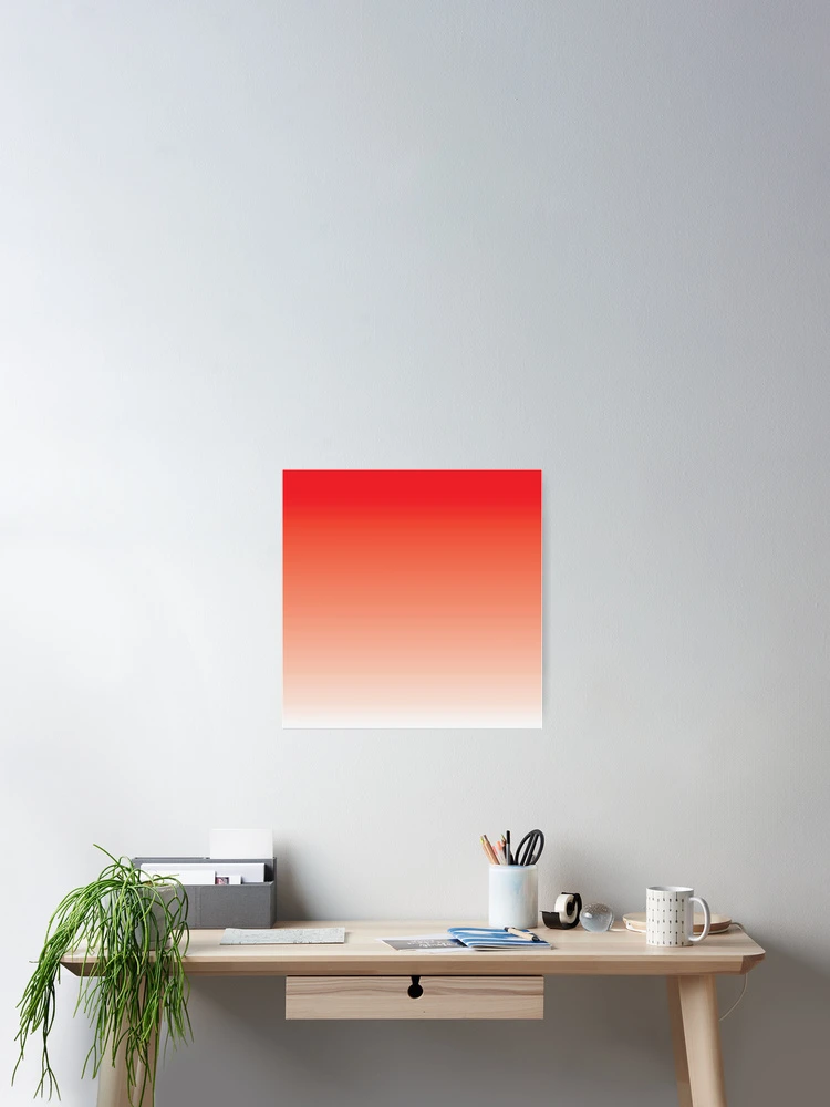 Thumbnail 2 of 3, Poster, Red Fade Gradient Pattern designed and sold by miraclemaker.