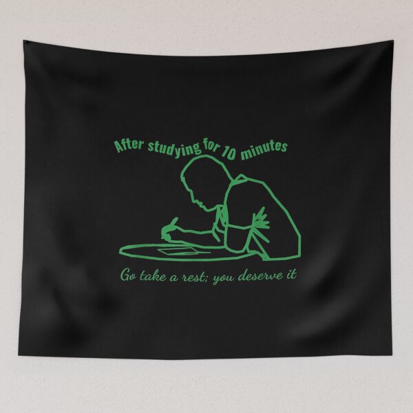 Item preview, After Studying For 10 Minutes You Deserve A Rest Funny designed and sold by zpruby.