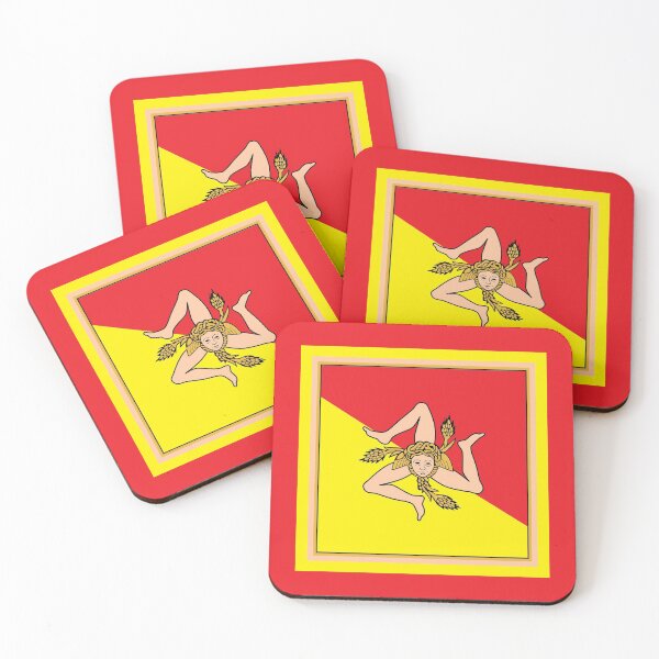 Item preview, Sicilian Flag Gifts, Masks, Stickers & Products (GF) designed and sold by mpodger.