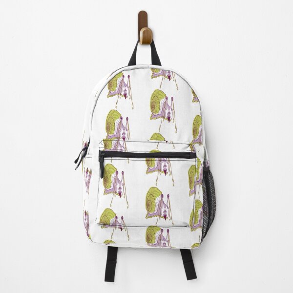 Item preview, Lilac and lime green snail designed and sold by ArtinaStudio.