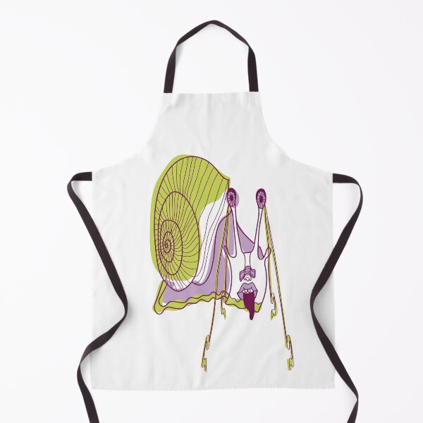 Item preview, Lilac and lime green snail designed and sold by ArtinaStudio.