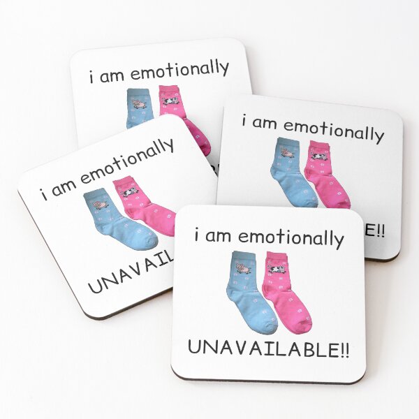 Item preview, i am emotionally UNAVAILABLE!! designed and sold by IMakeZeroSense.