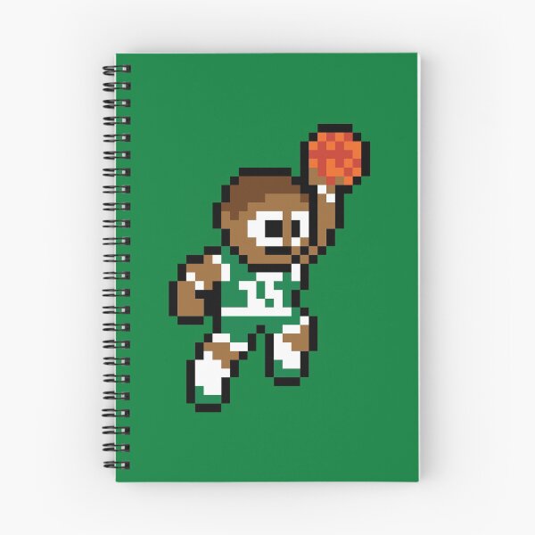 Aperçu de l'œuvre Boston Celtics (8-bit Basketball Player) créée et vendue par The Armorsmith.