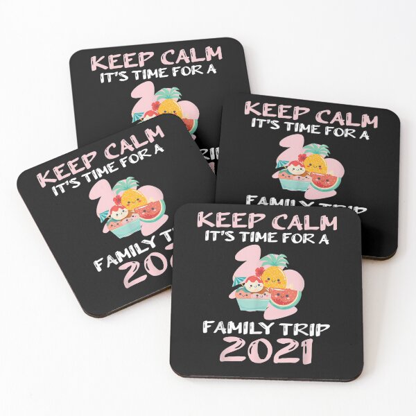 Item preview, Keep Calm It's Time For A Family Trip 2021 Summer Beach Sea designed and sold by zpruby.