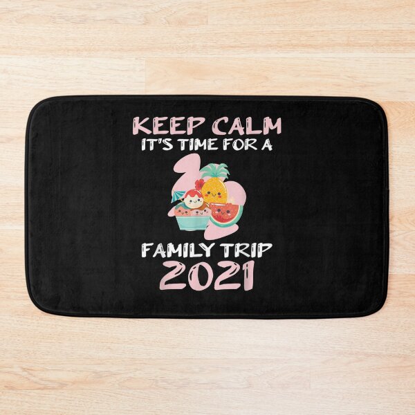 Item preview, Keep Calm It's Time For A Family Trip 2021 Summer Beach Sea designed and sold by zpruby.