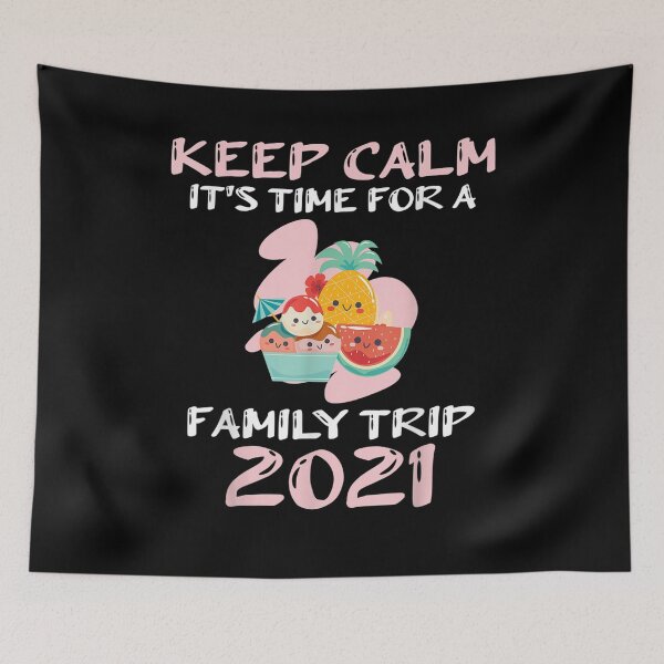 Item preview, Keep Calm It's Time For A Family Trip 2021 Summer Beach Sea designed and sold by zpruby.