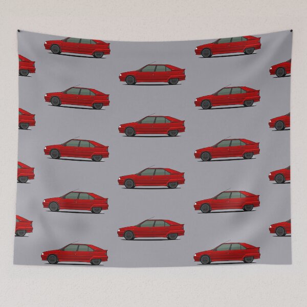 Item preview, Cit.roen BX 16V Phase 2 - Single Illustration - Red designed and sold by RJWautographics.