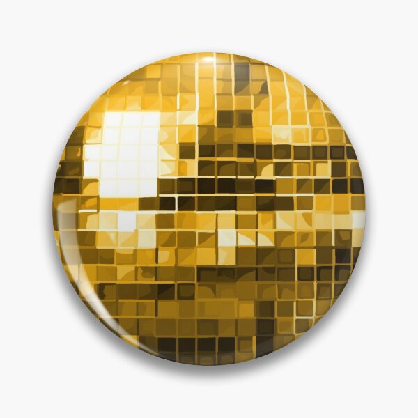 Item preview, Gold Yellow Disco Ball Pattern designed and sold by Deborah Camp.