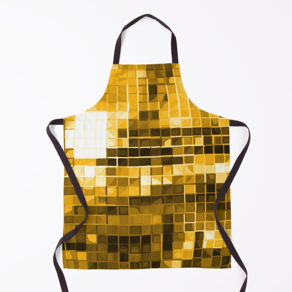 Item preview, Gold Yellow Disco Ball Pattern designed and sold by Deborah Camp.