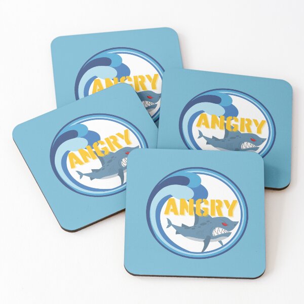 Item preview, Angry shark cartoon designed and sold by No Talk Studio .