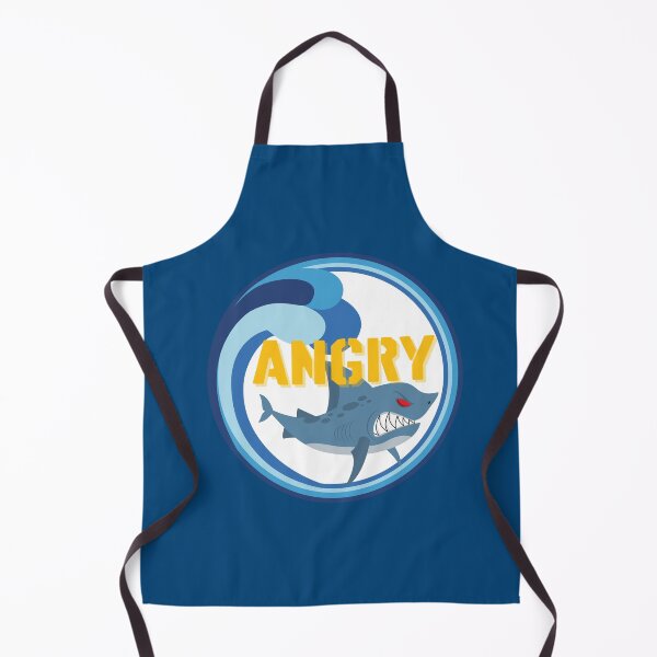 Item preview, Angry shark cartoon designed and sold by No Talk Studio .