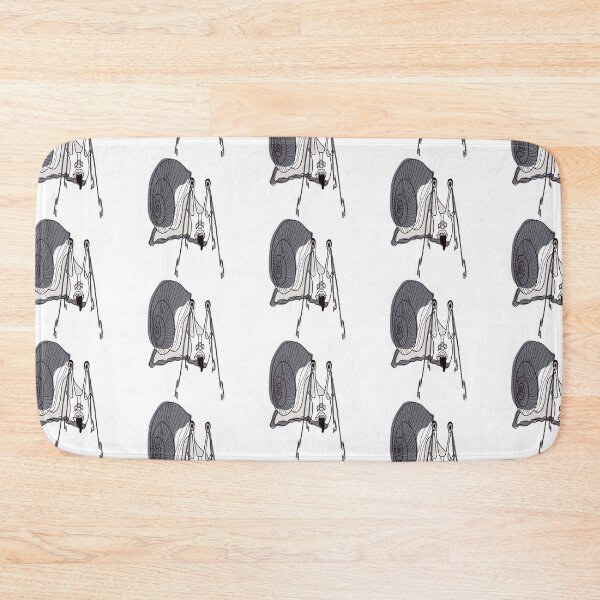 Item preview, Black and white snail designed and sold by ArtinaStudio.