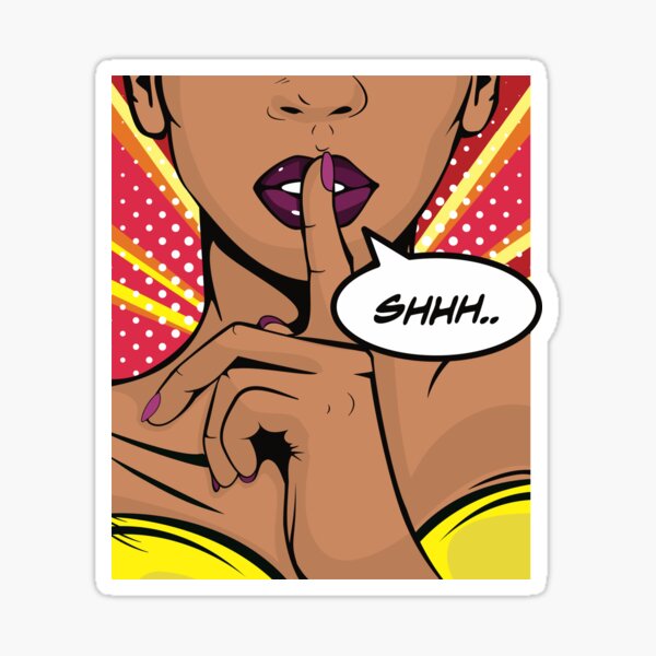 Item preview, Shhh Pop Art designed and sold by Hixon House.