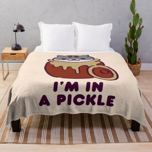Item preview, I draw pickles in pickling jar getting pickled and is in a pickle. I'm in a pickle. designed and sold by RansRoom.