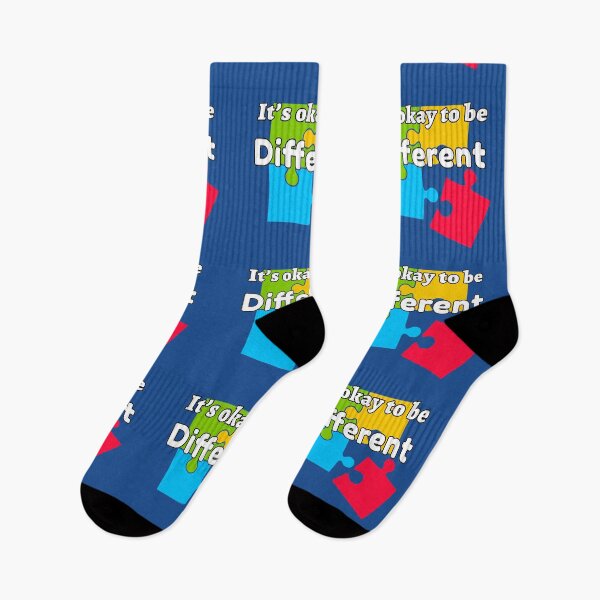 Item preview, It's Okay To Be Different Autism Awareness Quote designed and sold by Color-Sparkle.
