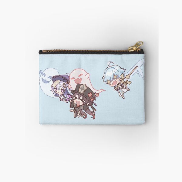 Item preview, Genshin Impact Chibi Chongyun,  Qiqi, and Hu Tao designed and sold by NewEraMutant.