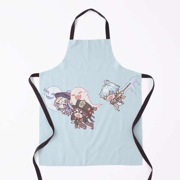 Item preview, Genshin Impact Chibi Chongyun,  Qiqi, and Hu Tao designed and sold by NewEraMutant.