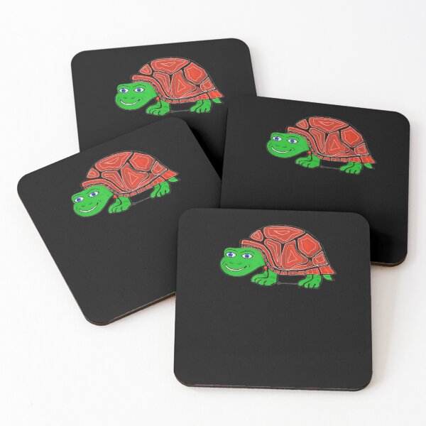 Item preview, Turtle To Tortoise Mudslide Into A Puddle Cartoon Character designed and sold by zpruby.