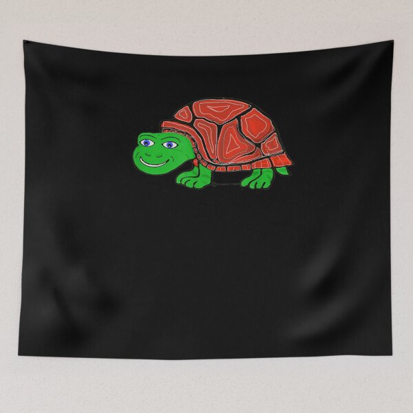 Item preview, Turtle To Tortoise Mudslide Into A Puddle Cartoon Character designed and sold by zpruby.