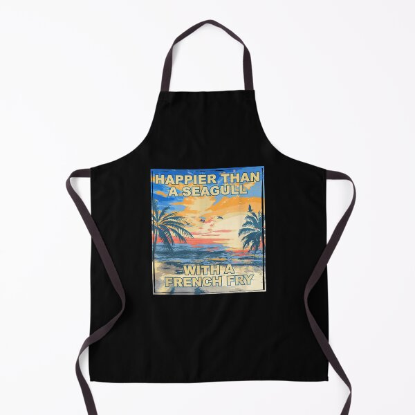 Item preview, Happier Than A Seagull Beach Bum Humor Sea Lover Witty designed and sold by zpruby.