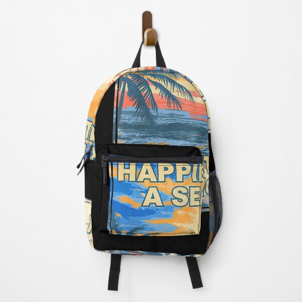 Item preview, Happier Than A Seagull Beach Bum Humor Sea Lover Witty designed and sold by zpruby.