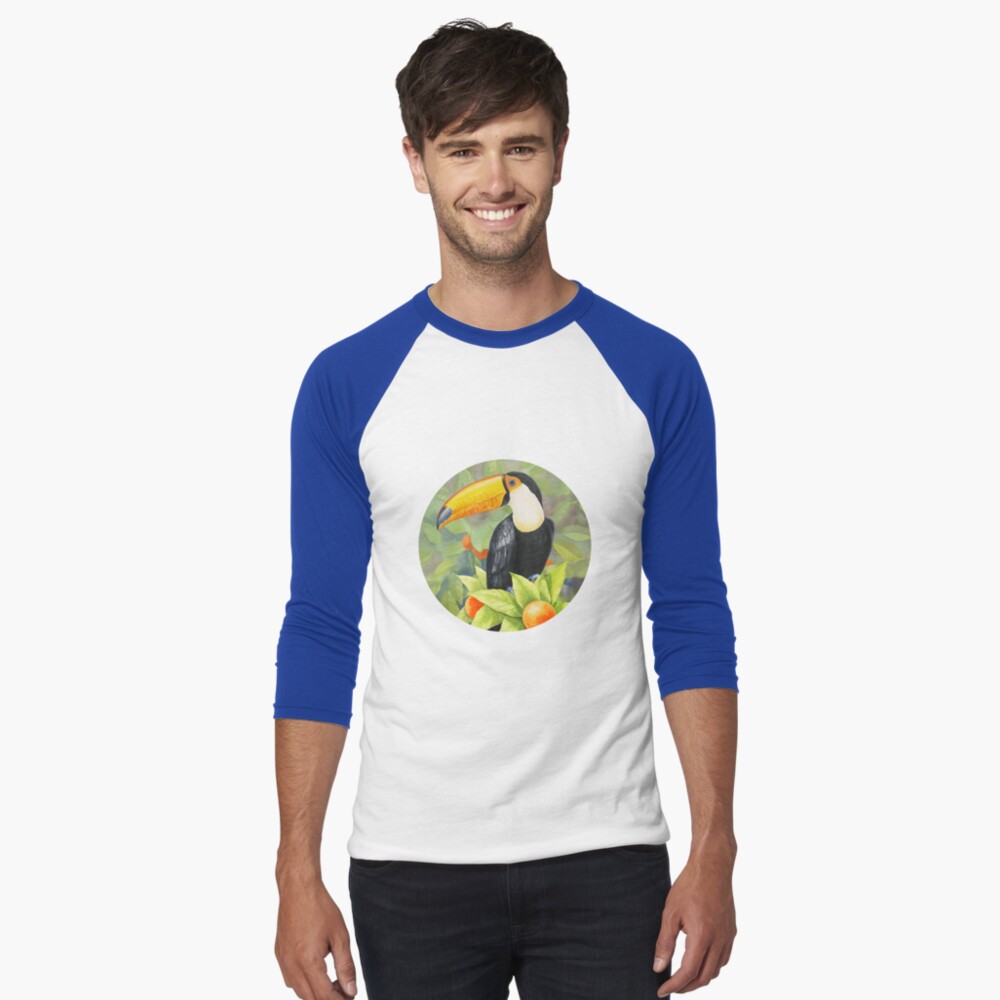 Item preview, Baseball ¾ Sleeve T-Shirt designed and sold by Meadowpipit.