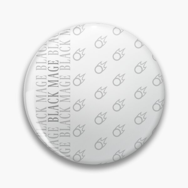 Item preview, Black Mage Job Icon Print - FFXIV - Light Ver. designed and sold by thegoddamnqueen.