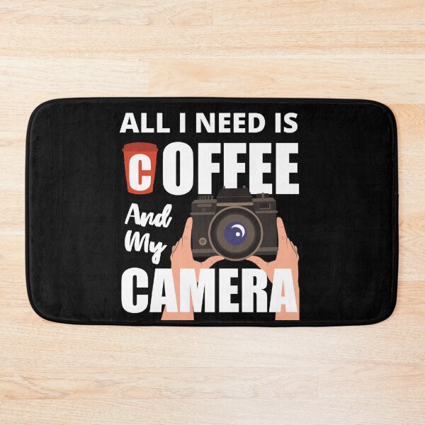 Item preview, All I Need Is Coffee And My Camera, Funny designed and sold by Avishy.