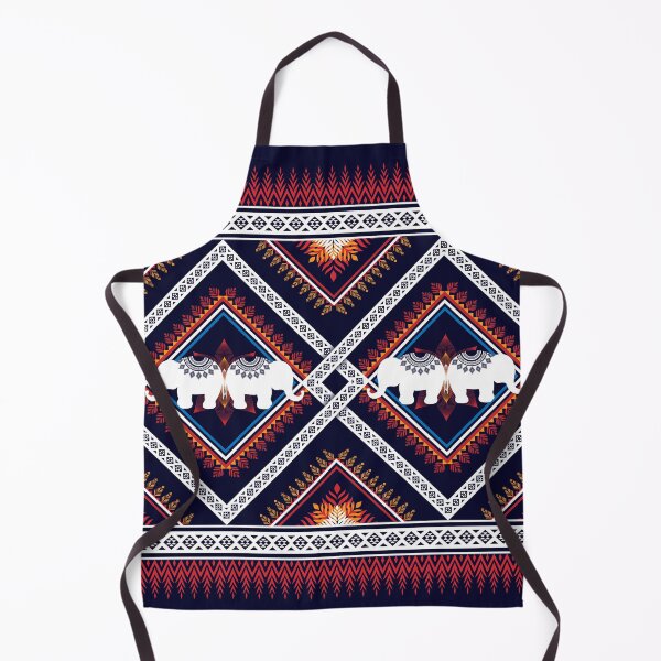 Item preview, elephant ethnic pattern designed and sold by Kriengkrai Meechai.